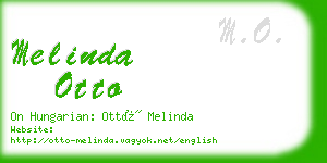 melinda otto business card